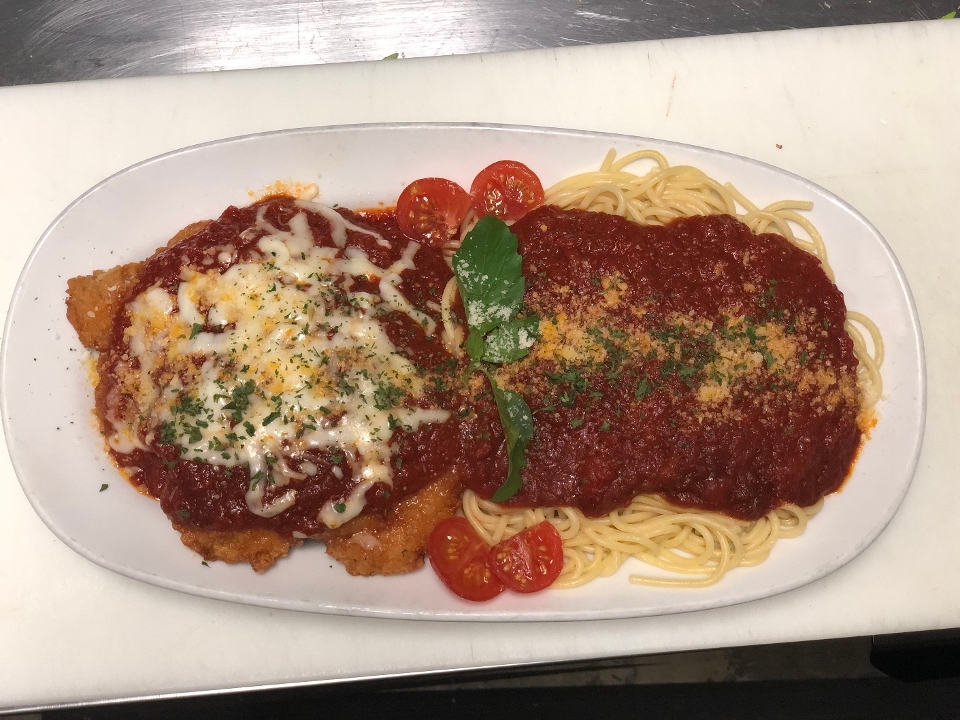 Chicken Parmigiana Breaded Chicken.