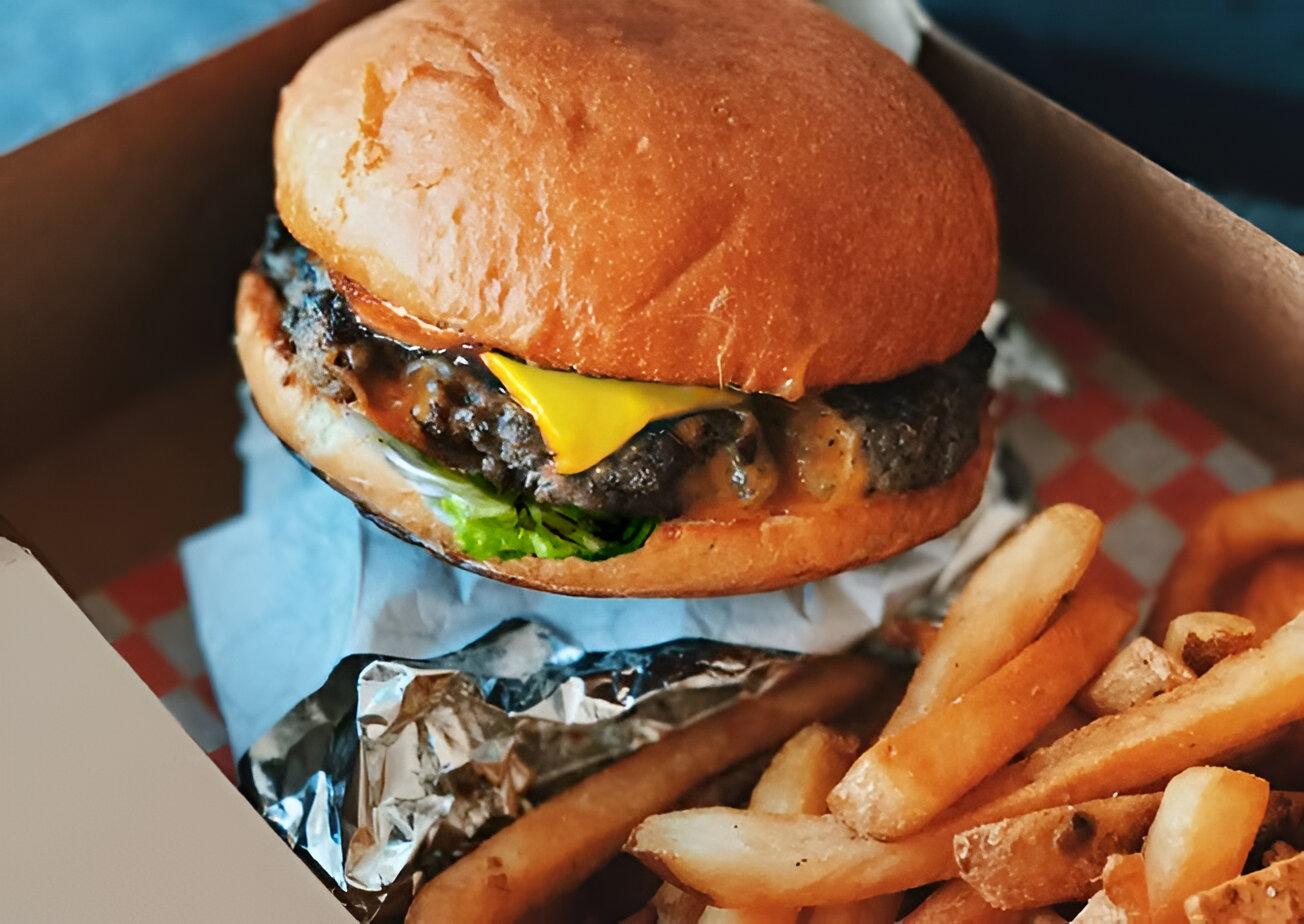 Cheese Burger sandwich.
