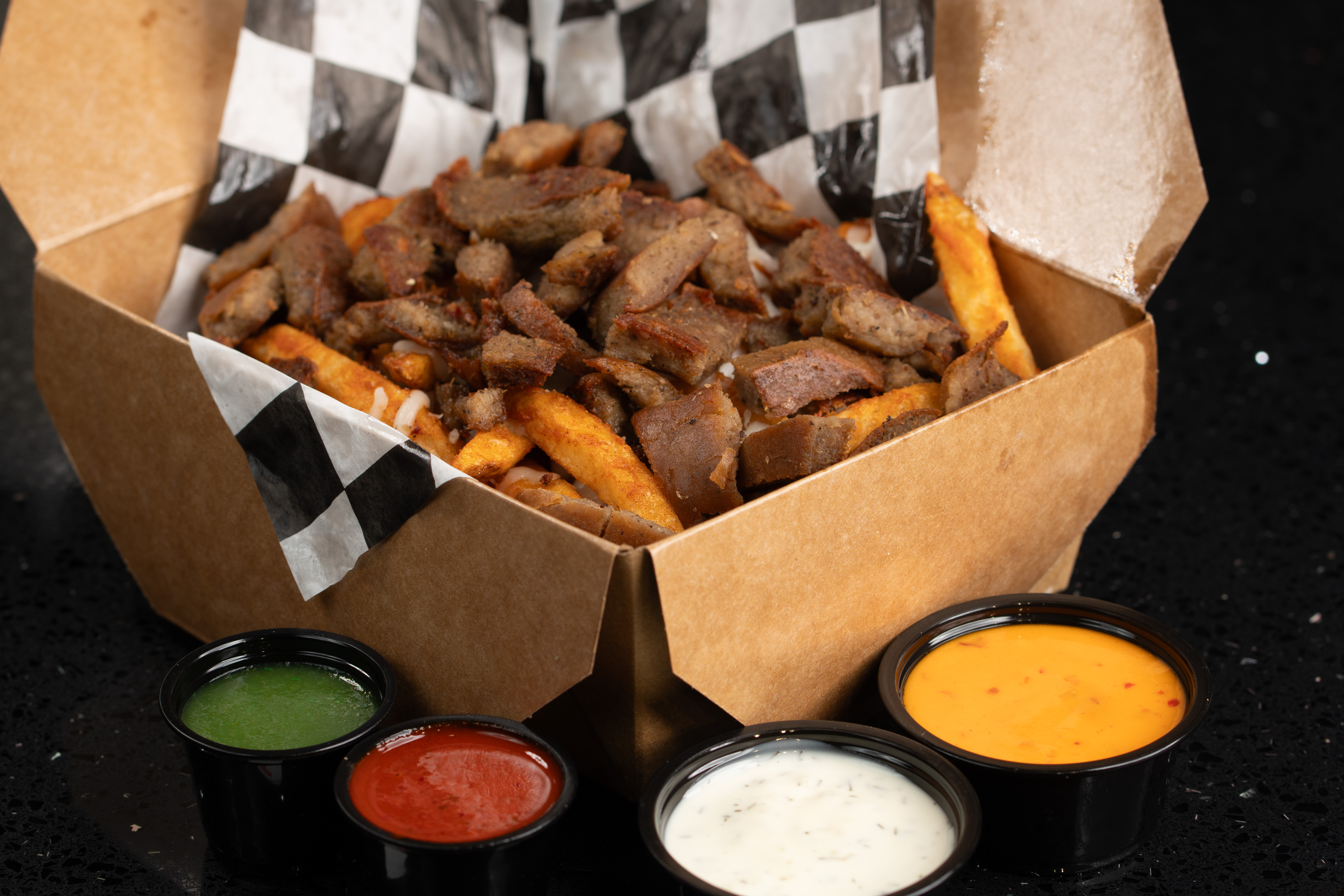 Lamb Loaded Fry.
