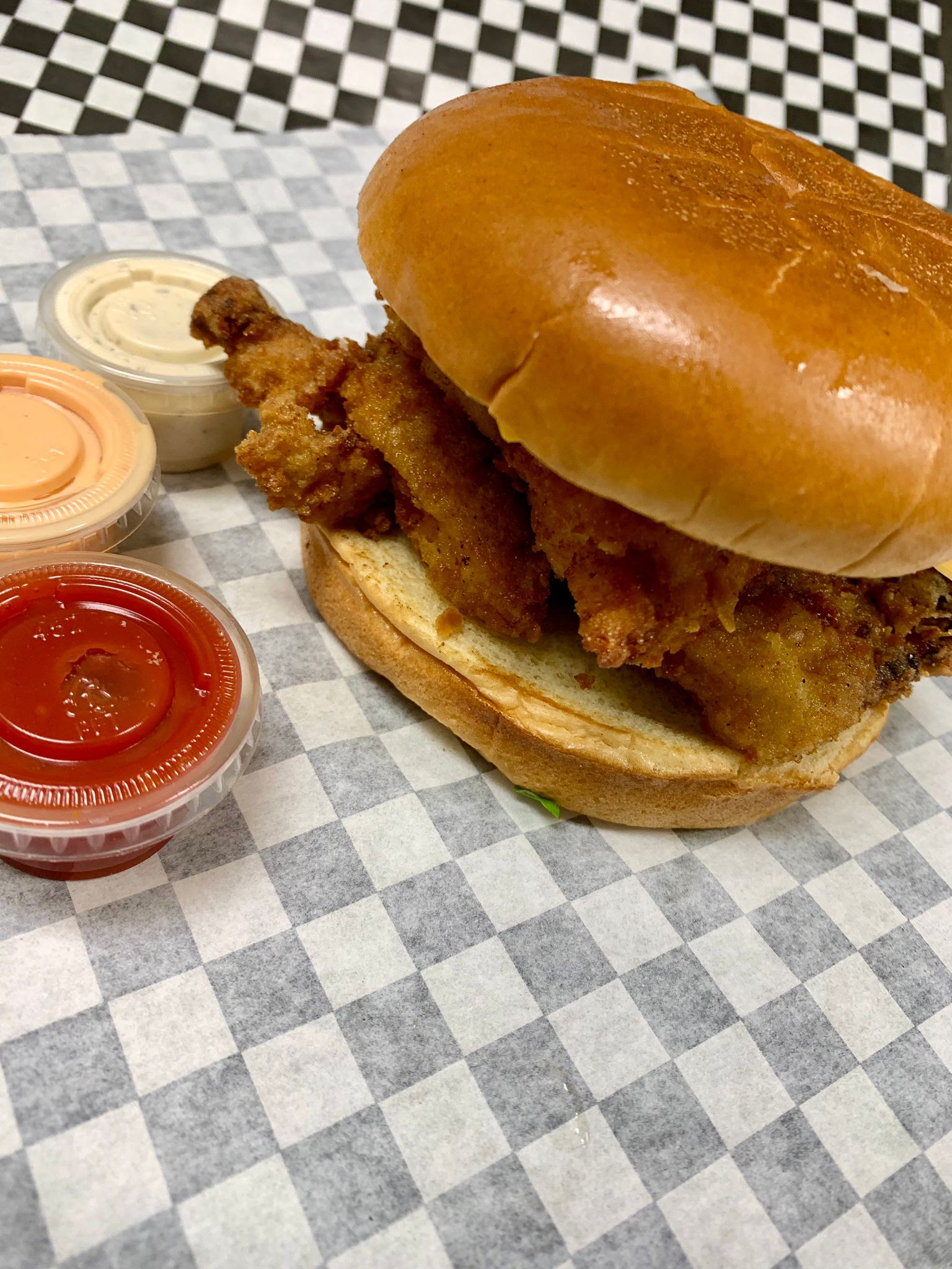 Papa's Fried Chicken Burger.
