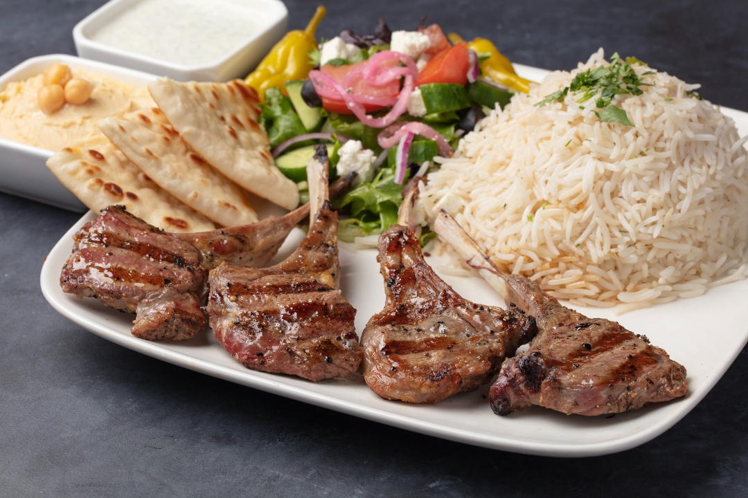 Lamb Chops Plate.