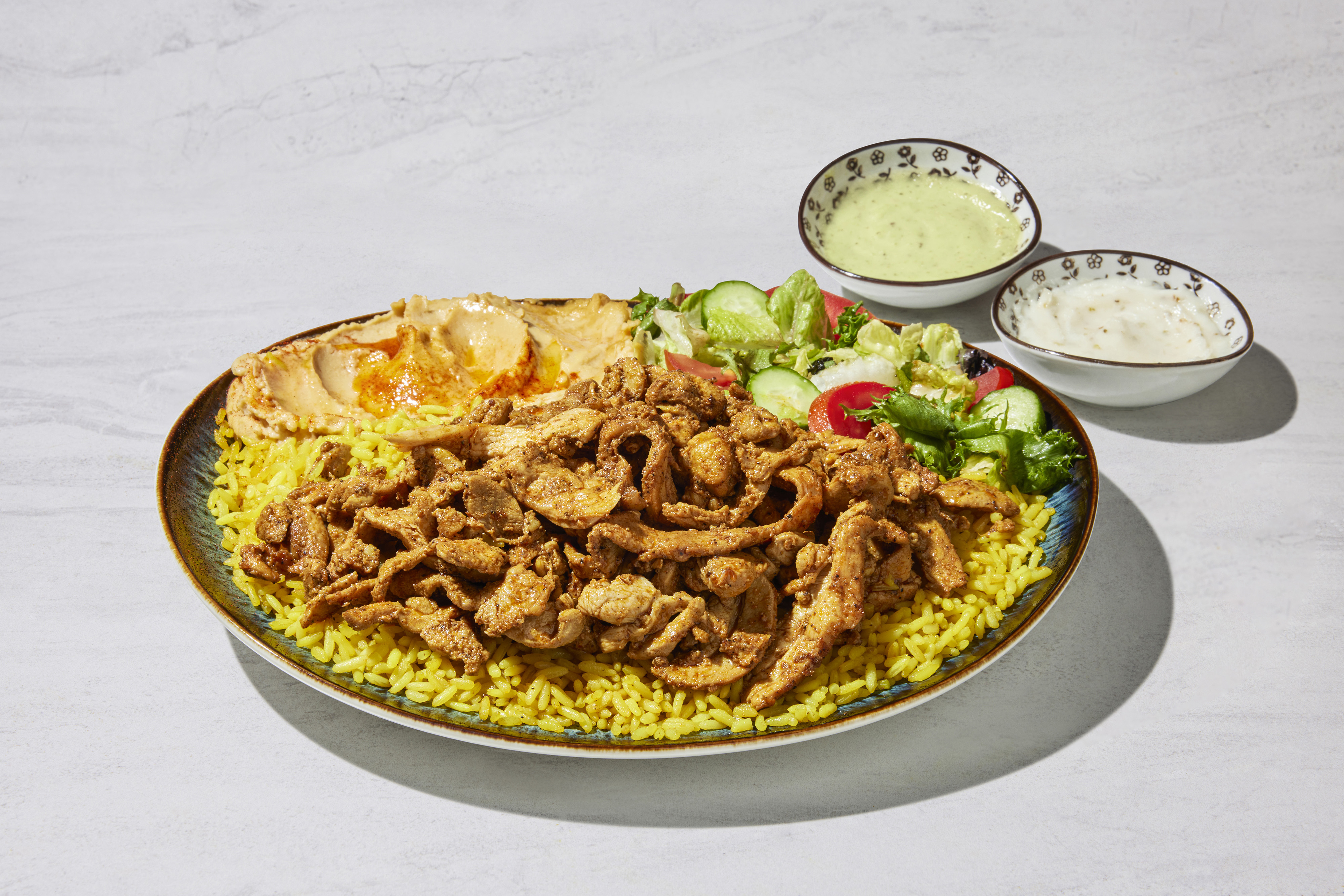 Chicken Shawarma Plate.