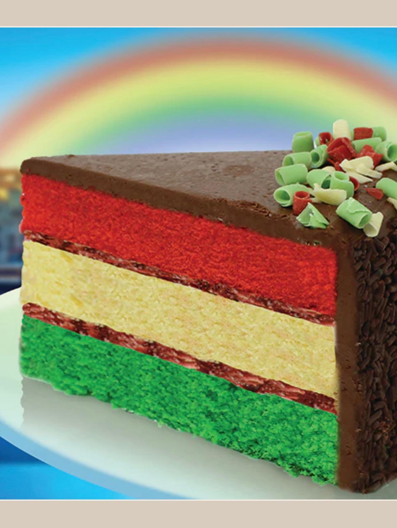 Rainbow Cake.