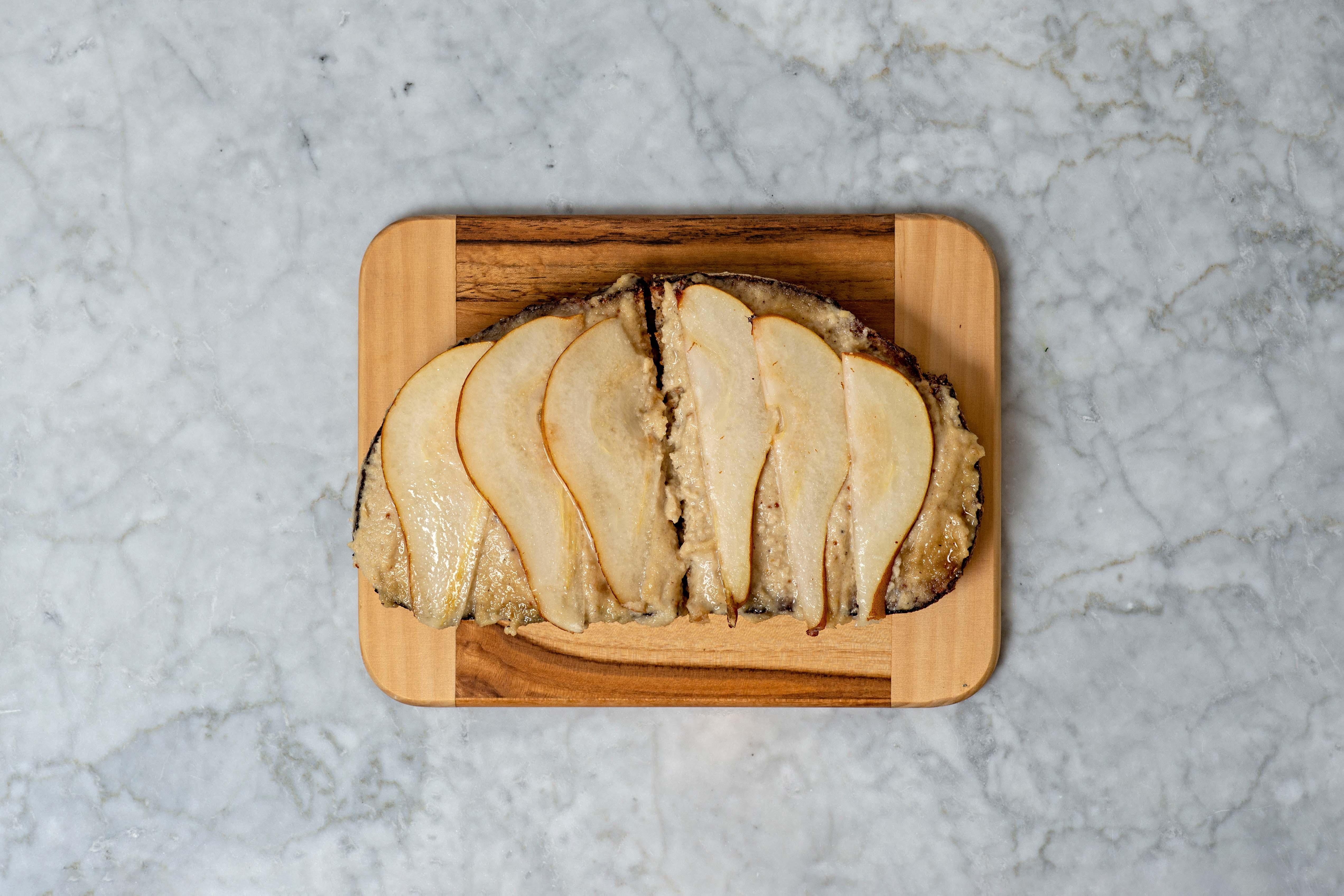 Cashew Ricotta, and Pear Toast.