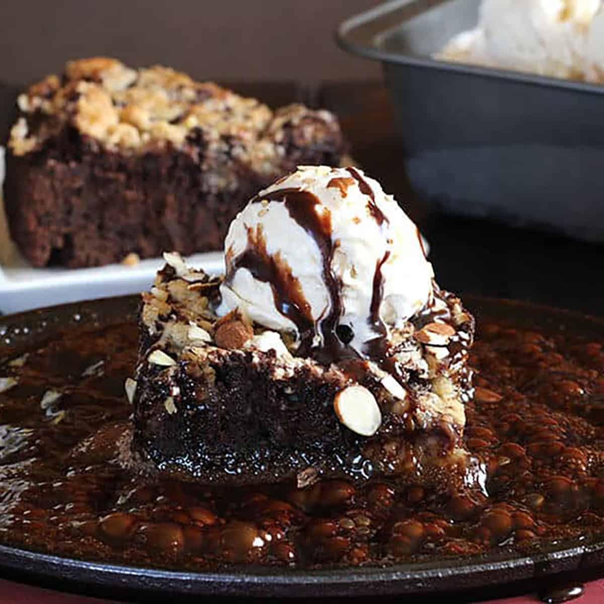 Sizzling Brownie.