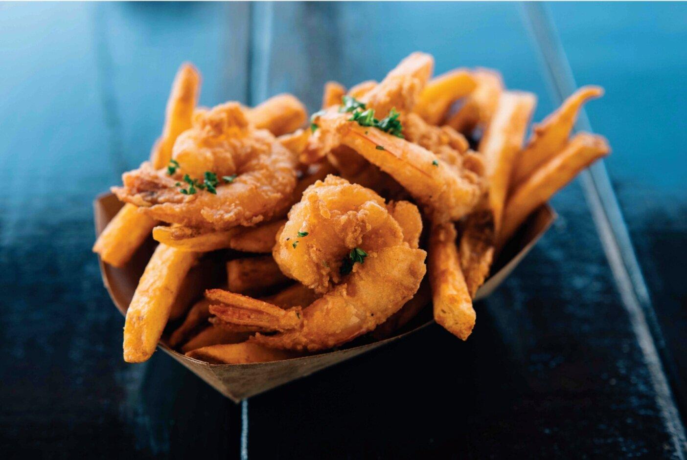 Shrimp Basket w/ fries.