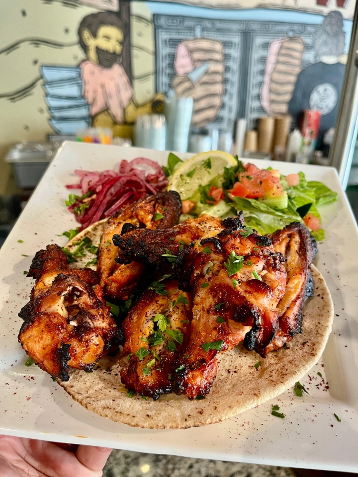 6pc Bone-In Tandoori Chicken Wings.