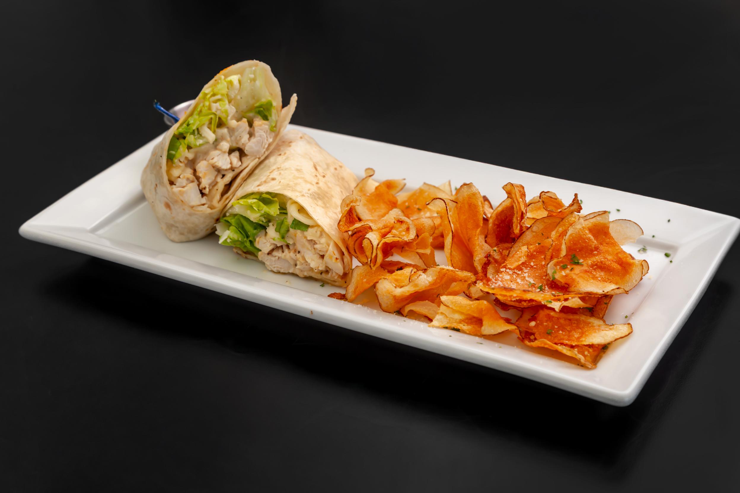 Chicken Caesar Wrap.