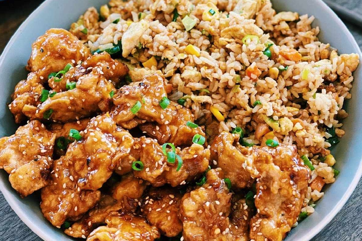 Sesame Chicken/fried Rices.