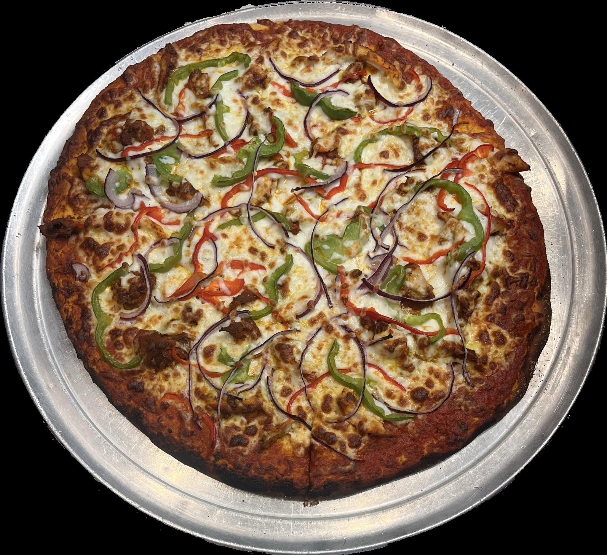 Pizza CHICKEN TIKKA MASALA.