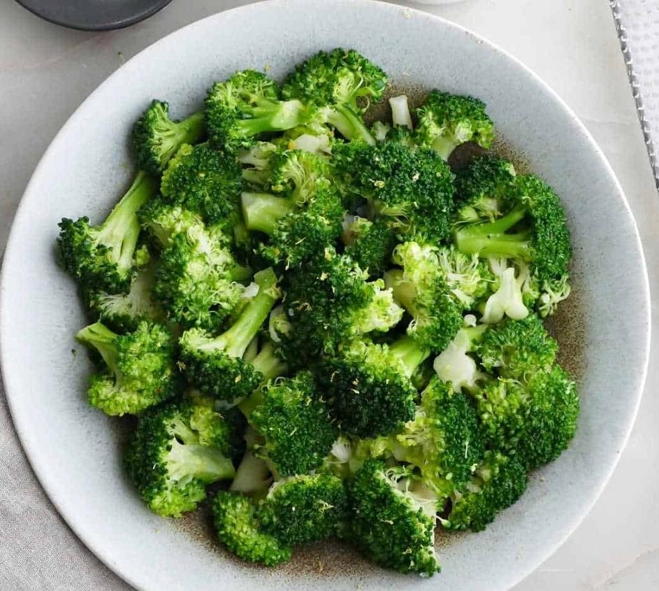 Steamed Broccoli.