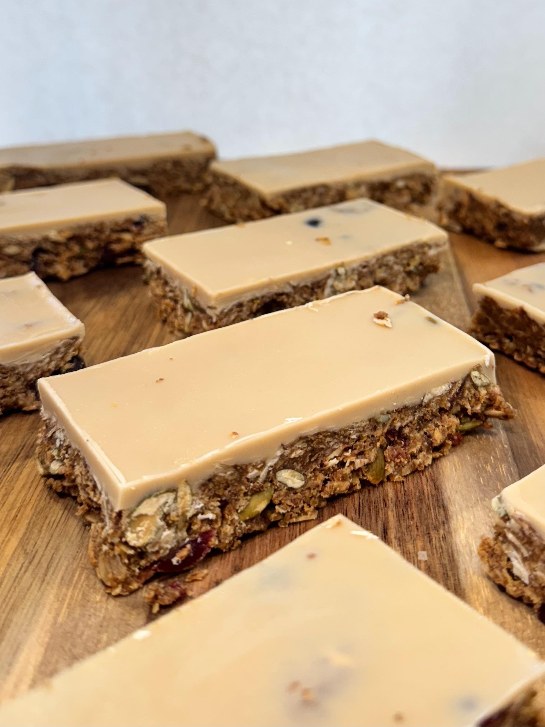 Cranberry White Chocolate Protein Bar.