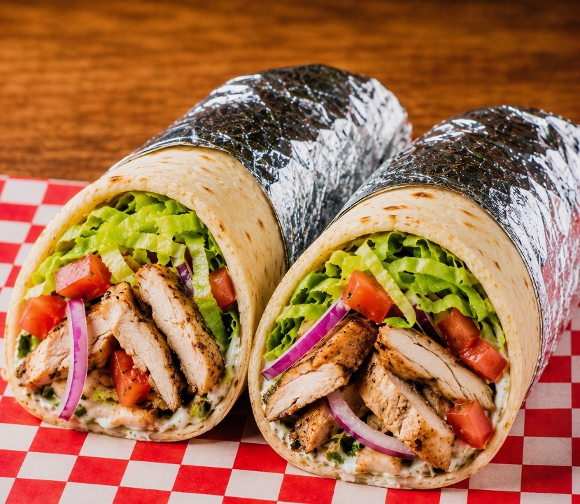 Grilled Chicken Gyro Pita.