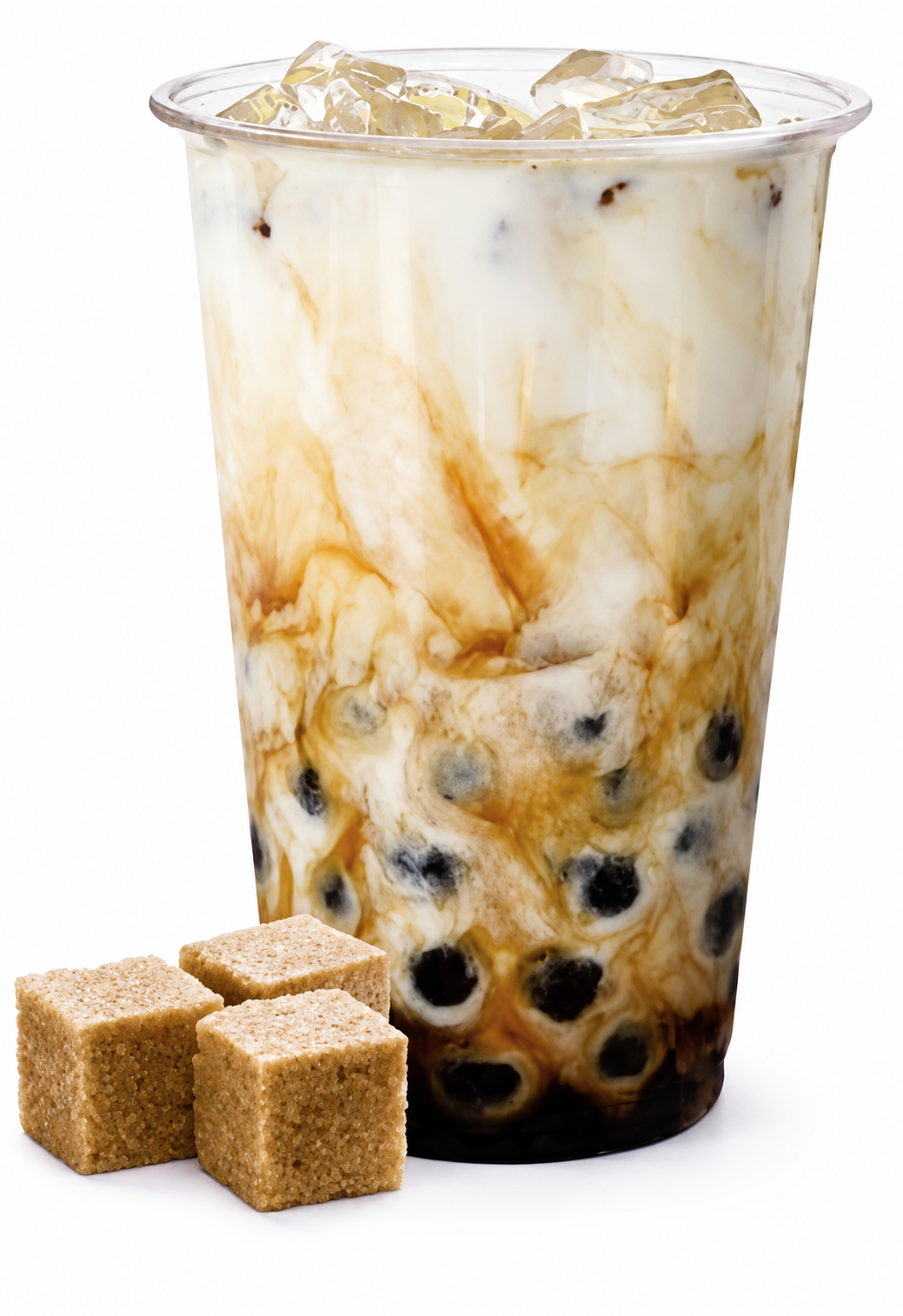 Brown Sugar Tea Latte 黑糖茶拿铁.