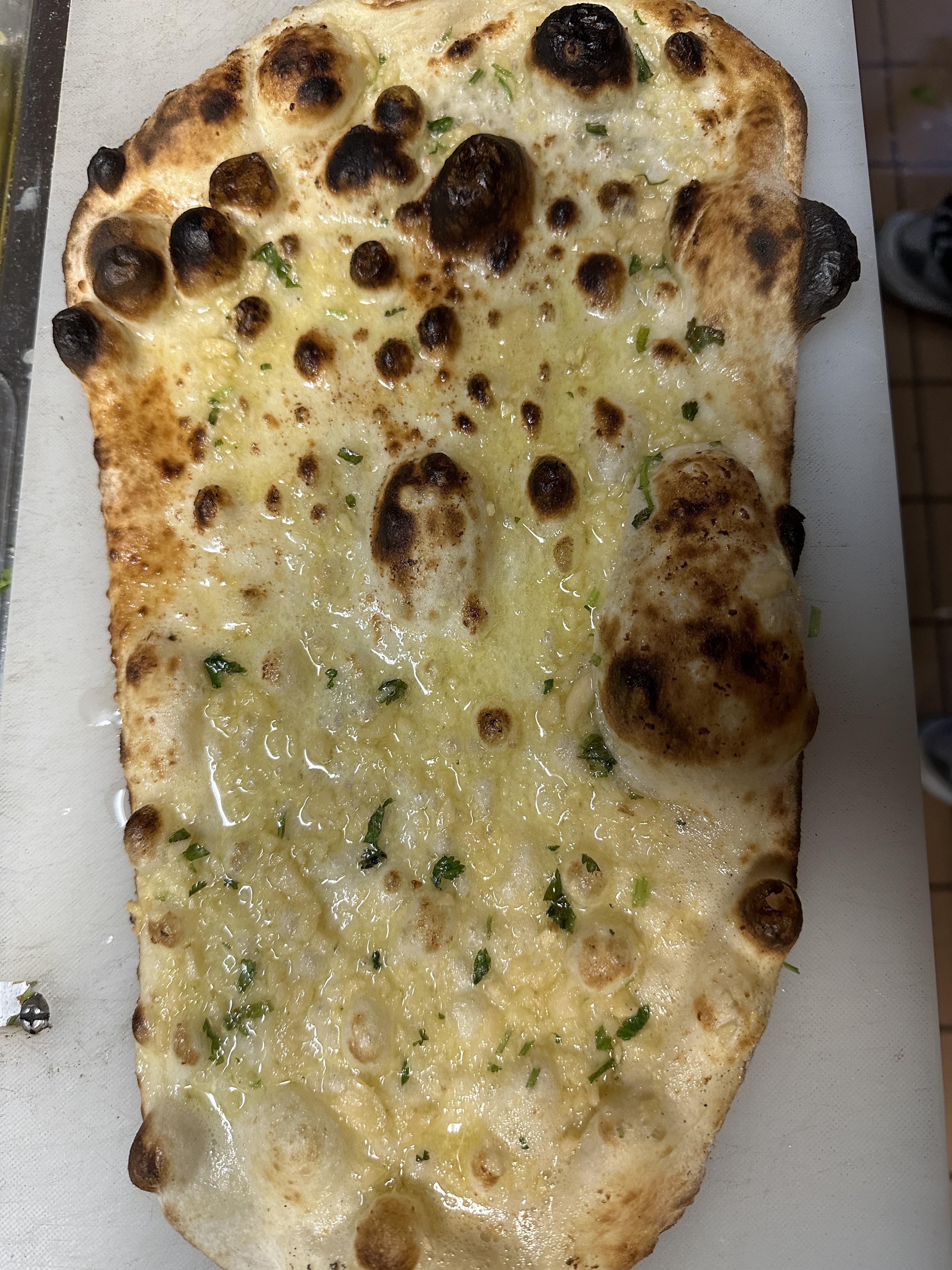 Garlic Naan (N).