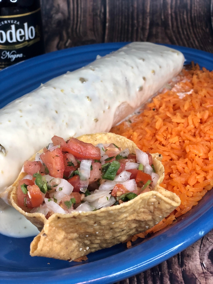 Burrito Tapatio.