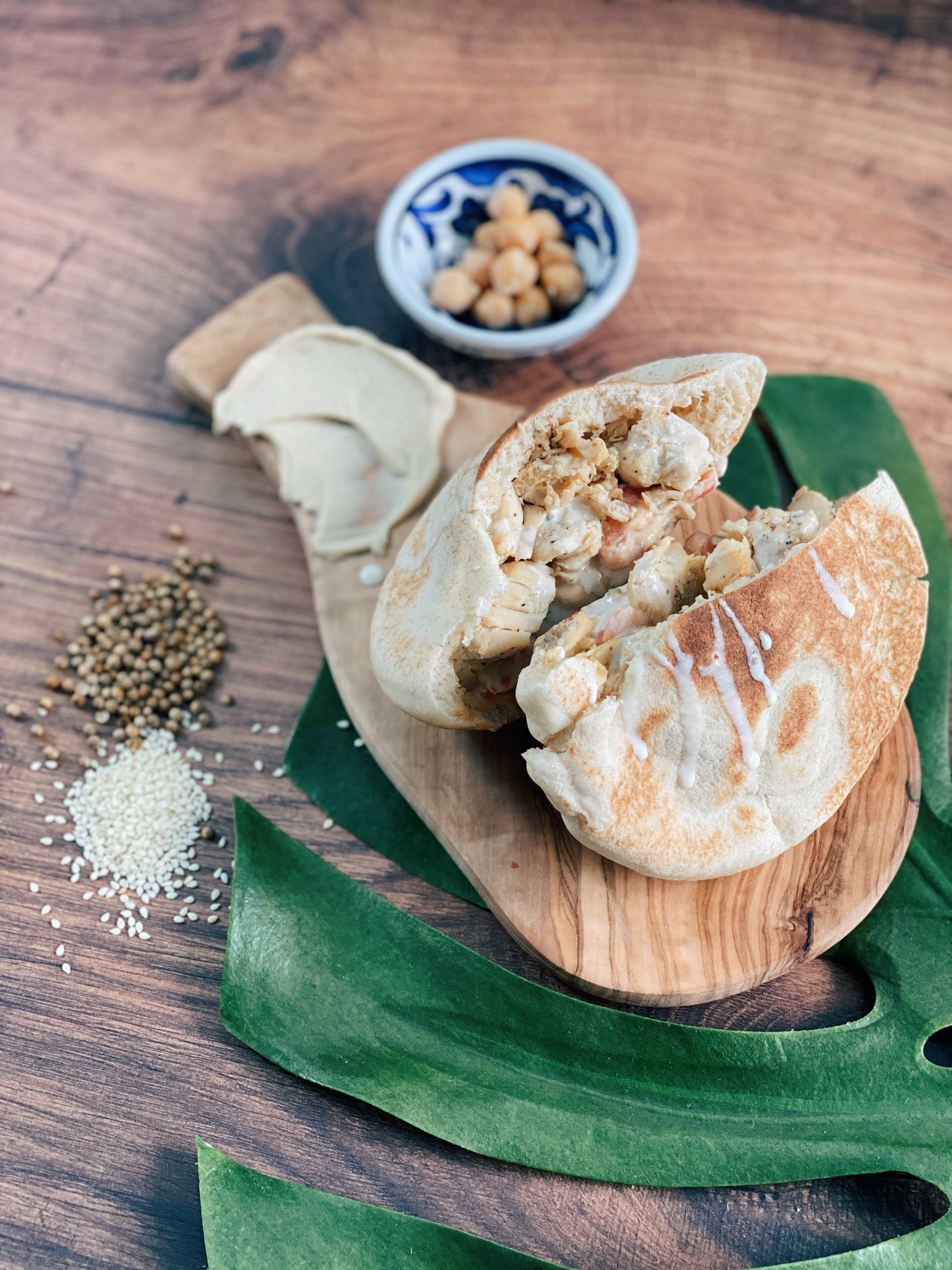 Chicken Shawarma Sandwich.