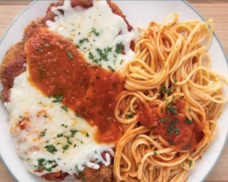 Chicken Parmigiana.