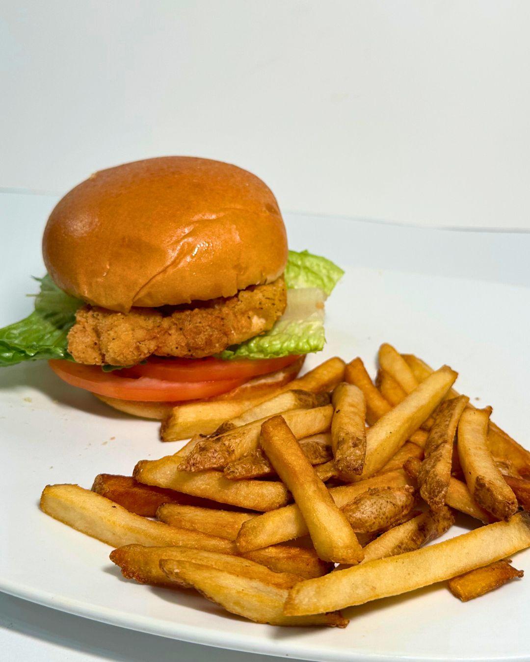 CRISPY CHICKEN SANDWICH.