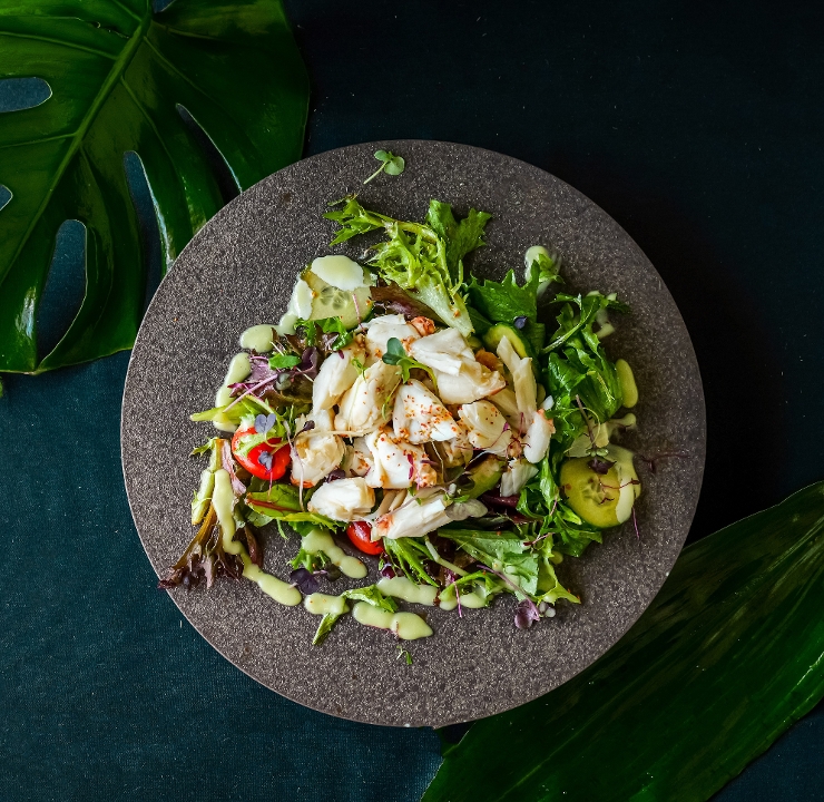 Lump Crab Avocado Salad.