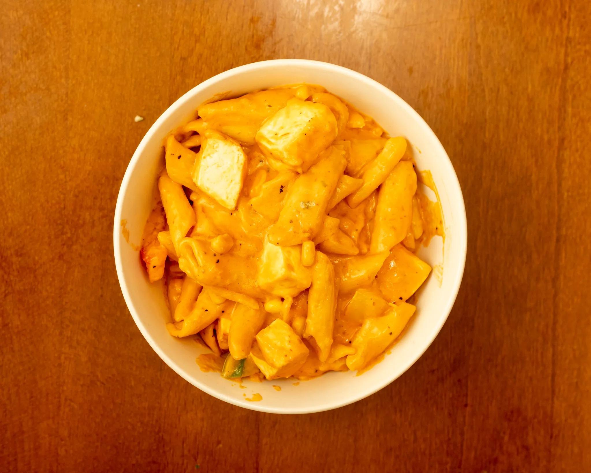 Paneer Tikka Pasta.
