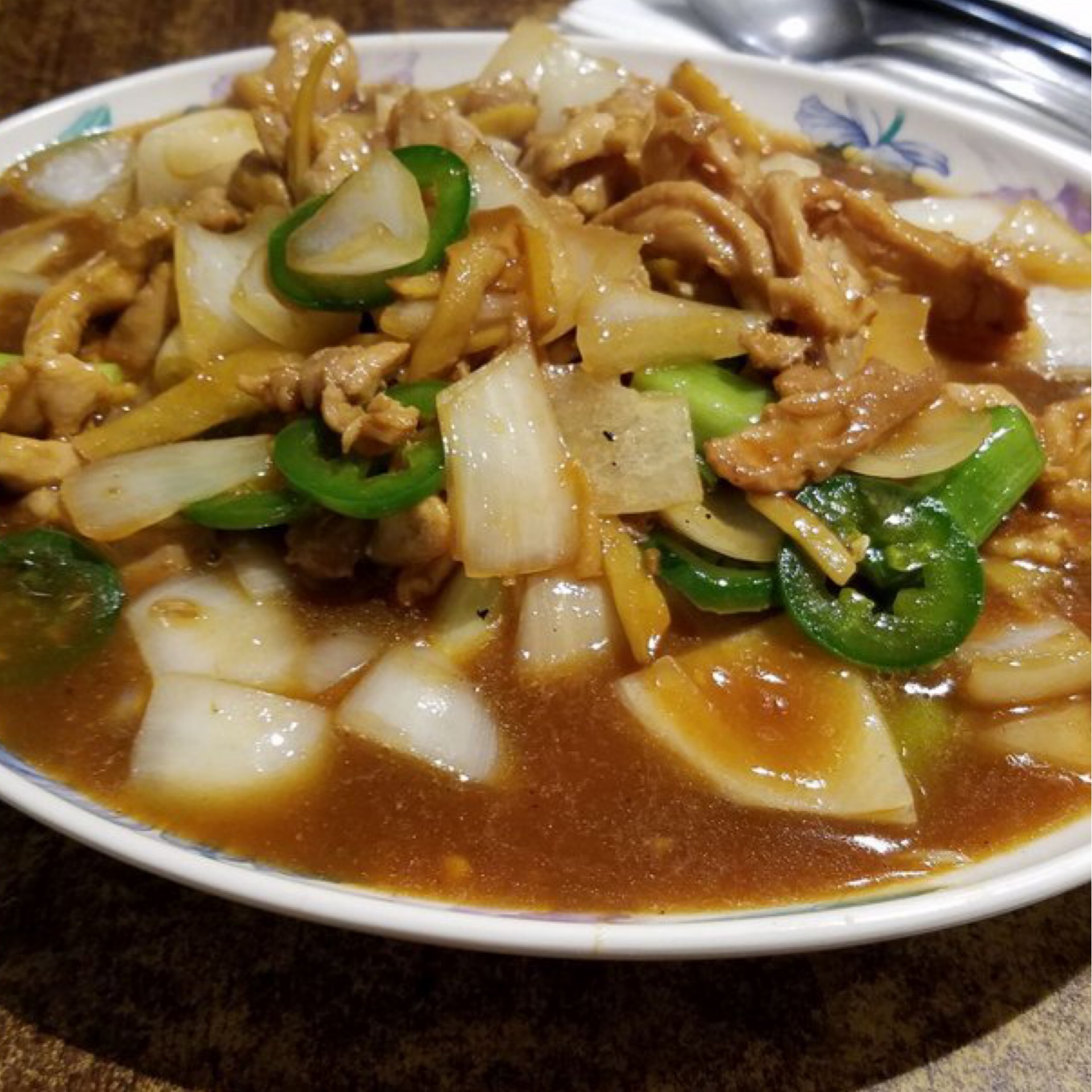 29. Ginger chicken - gà gừng.