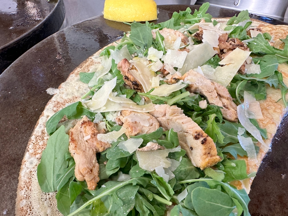 Lemon Chicken Crêpe.