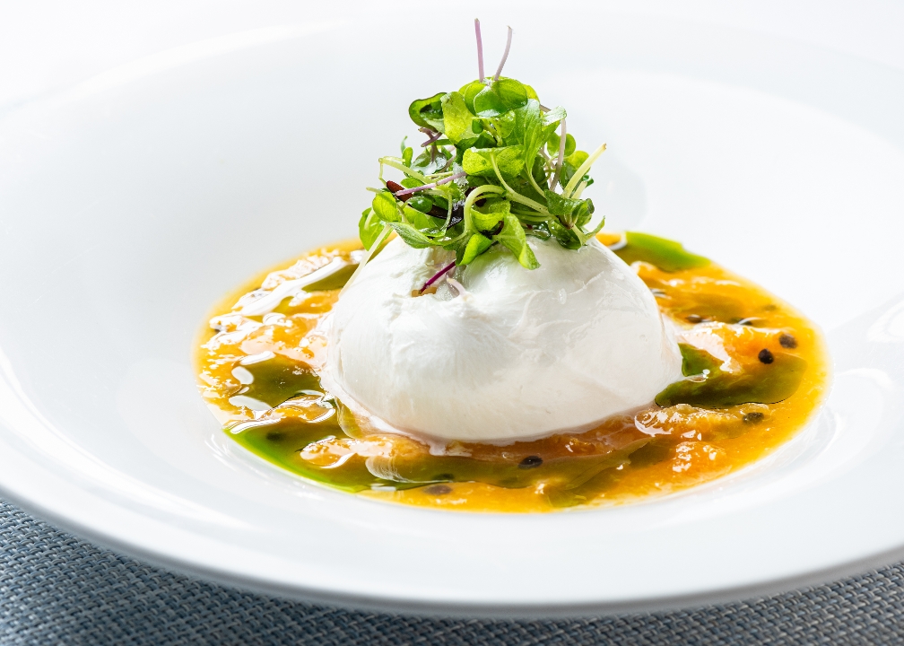 Burrata Appetizer.