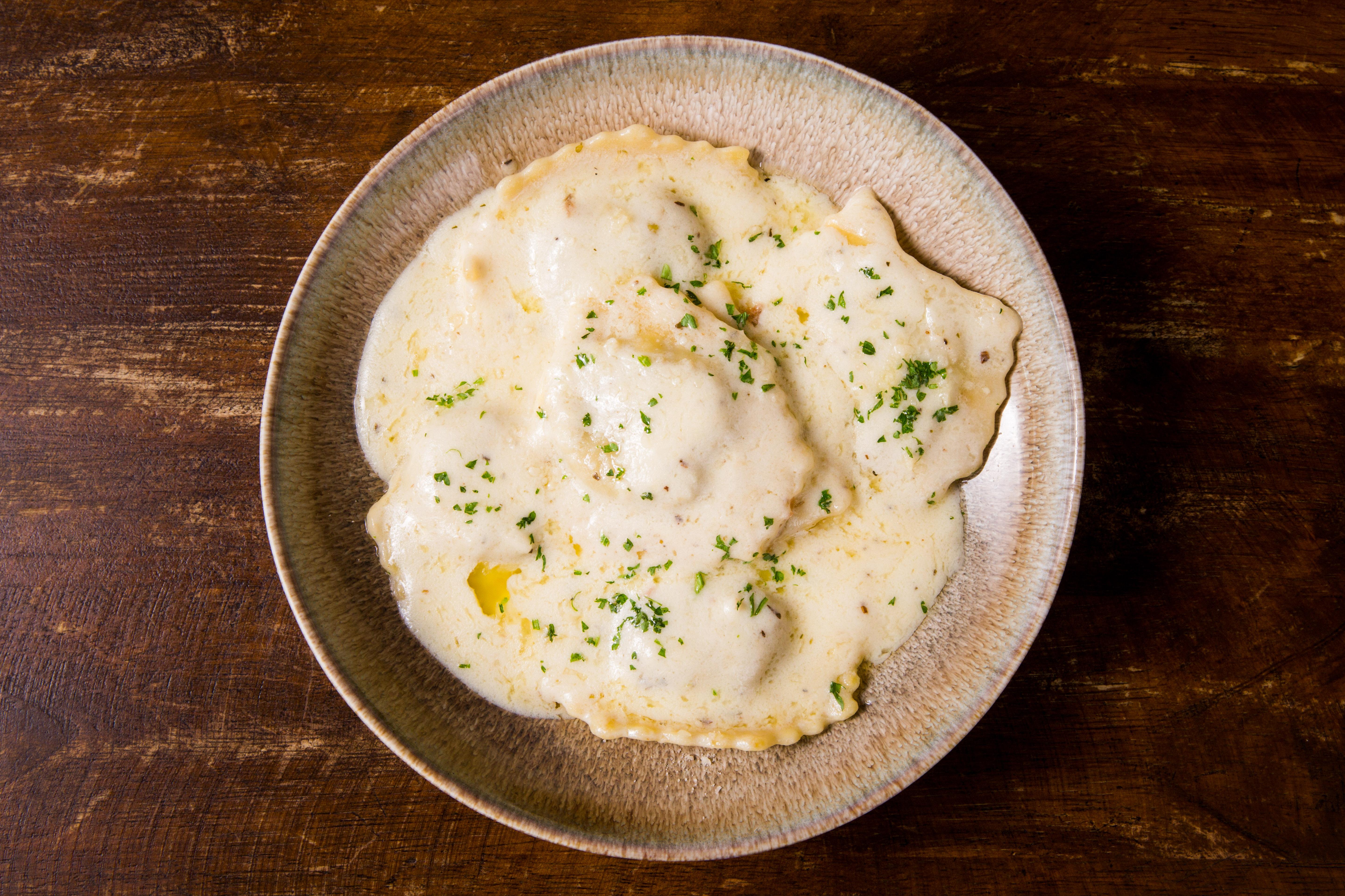 Short Rib Ravioli.