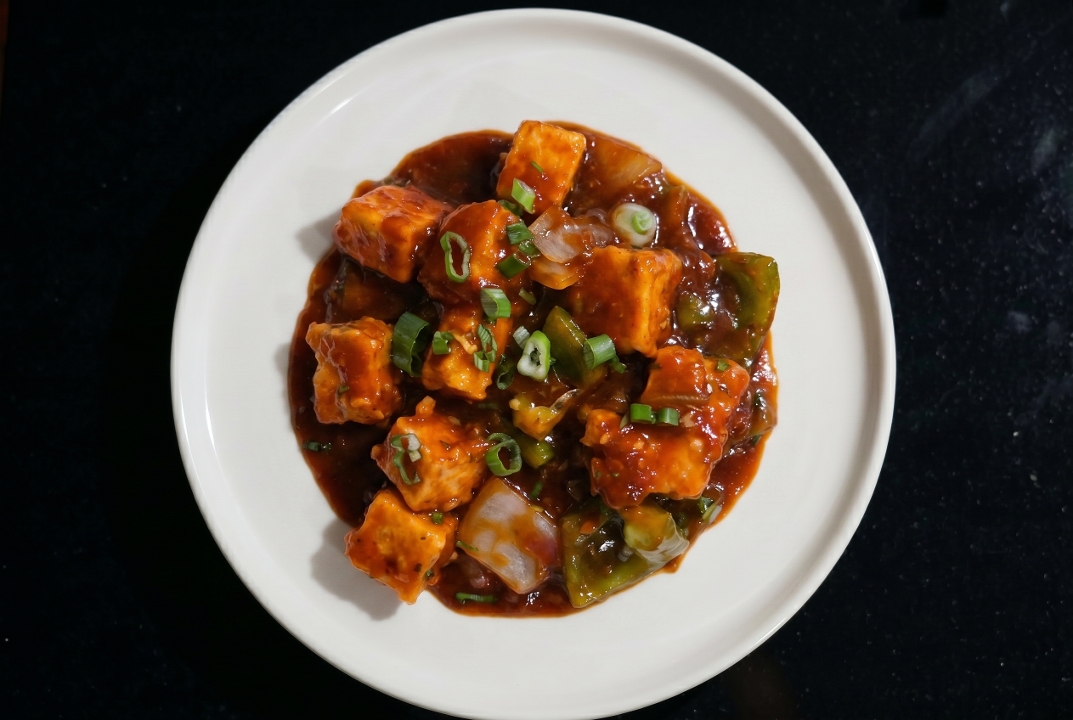 Chilli Paneer.