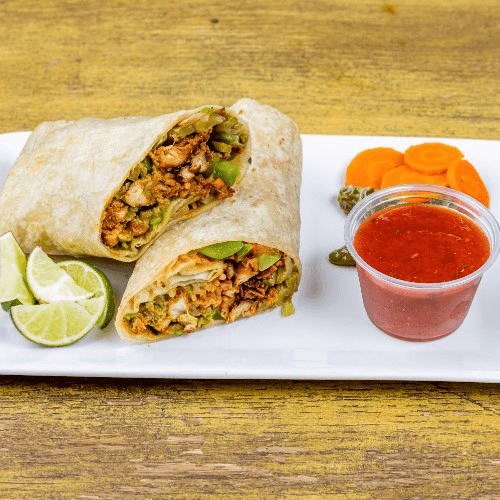 Chicken Fajita Burrito.