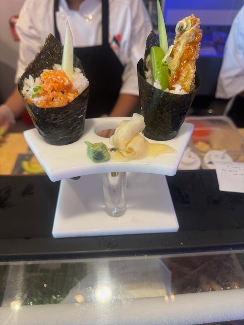 Spicy Tuna Temaki.