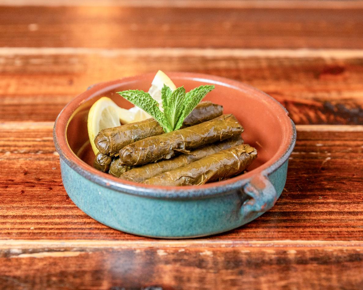 Meat Grape Leaves.