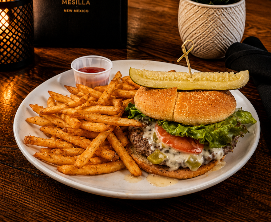 Queso Burger.