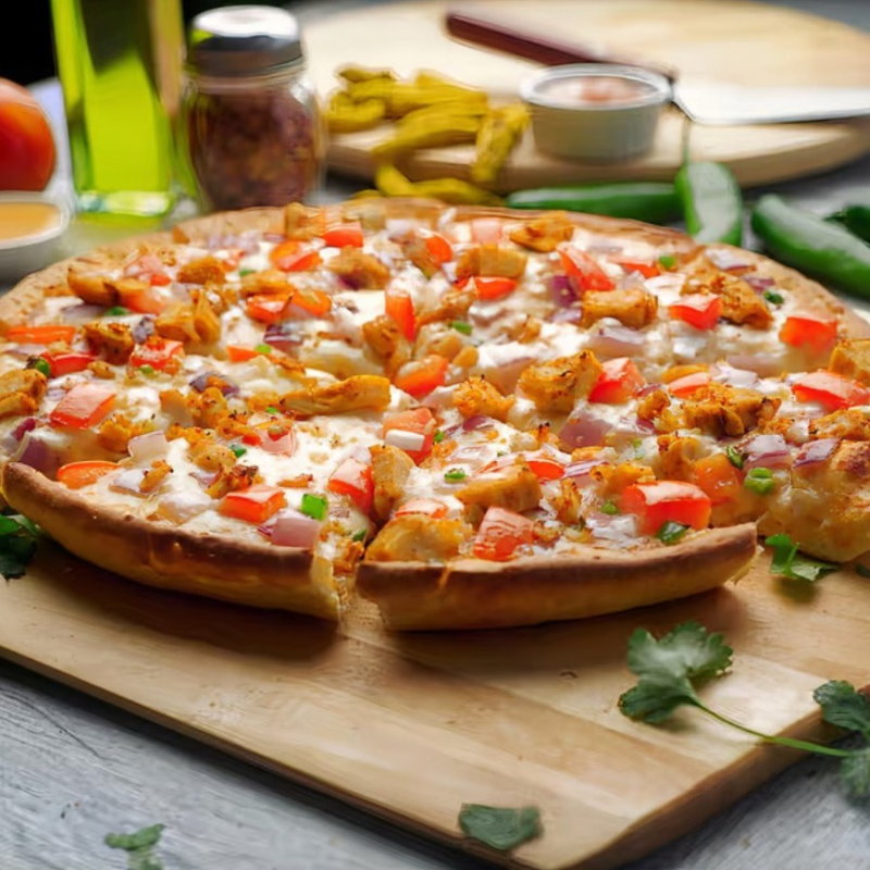 Halal Butter Chicken Pizzatwist.