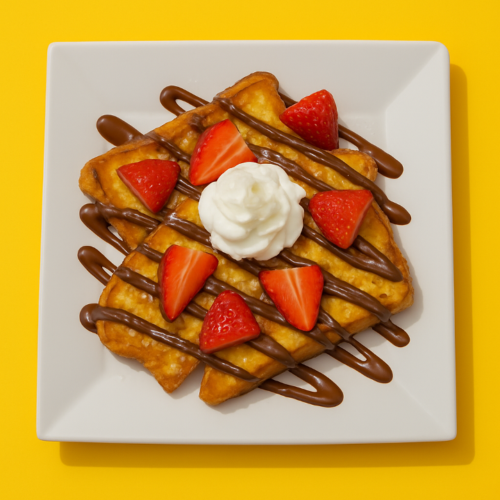Nutella Strawberry French Toast.