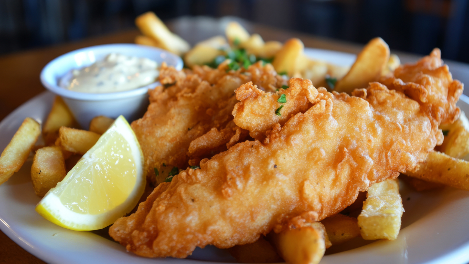 Fish and Chips.