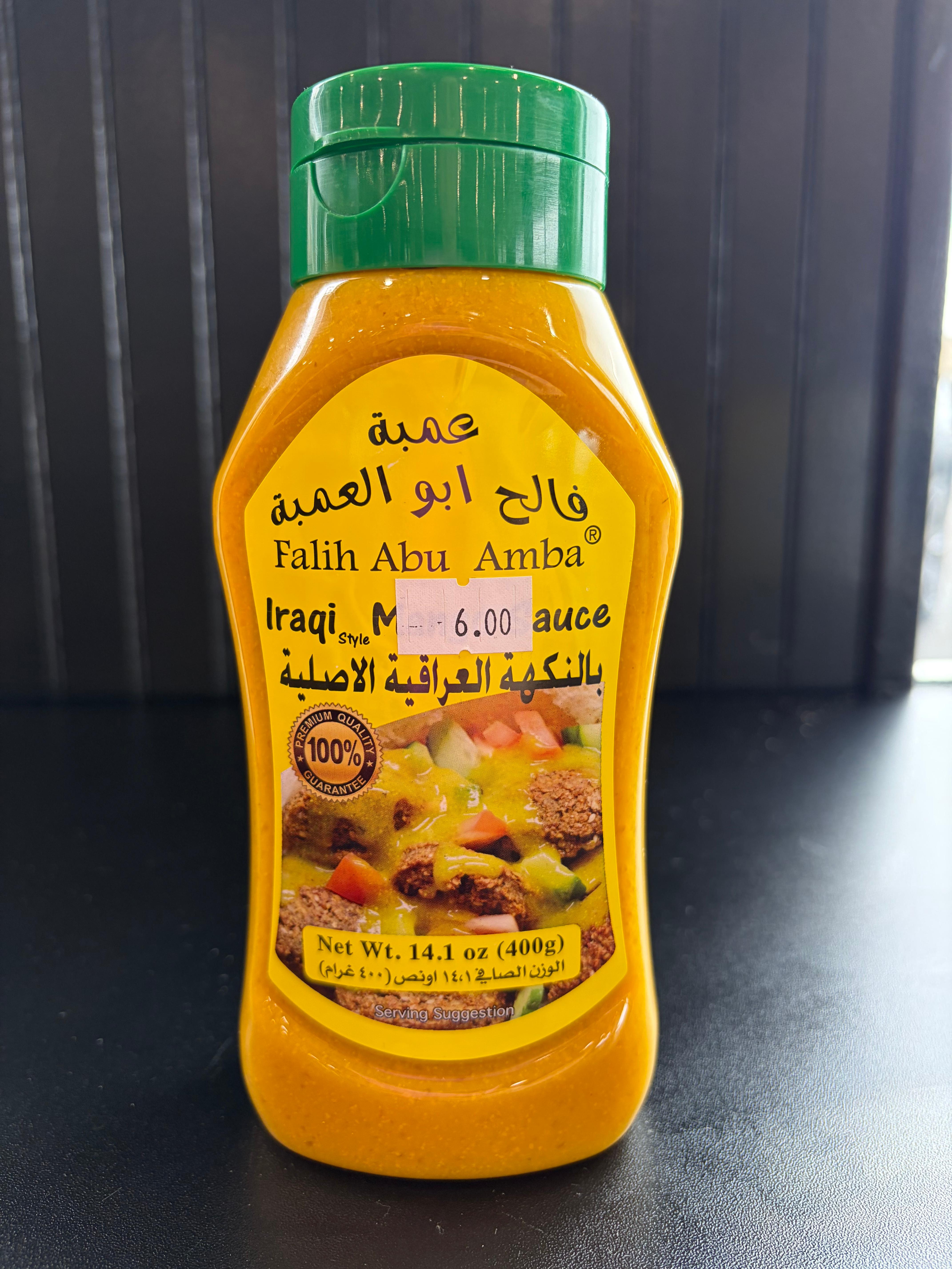 Falih Abu Amba Iraqi Mango Sauce.