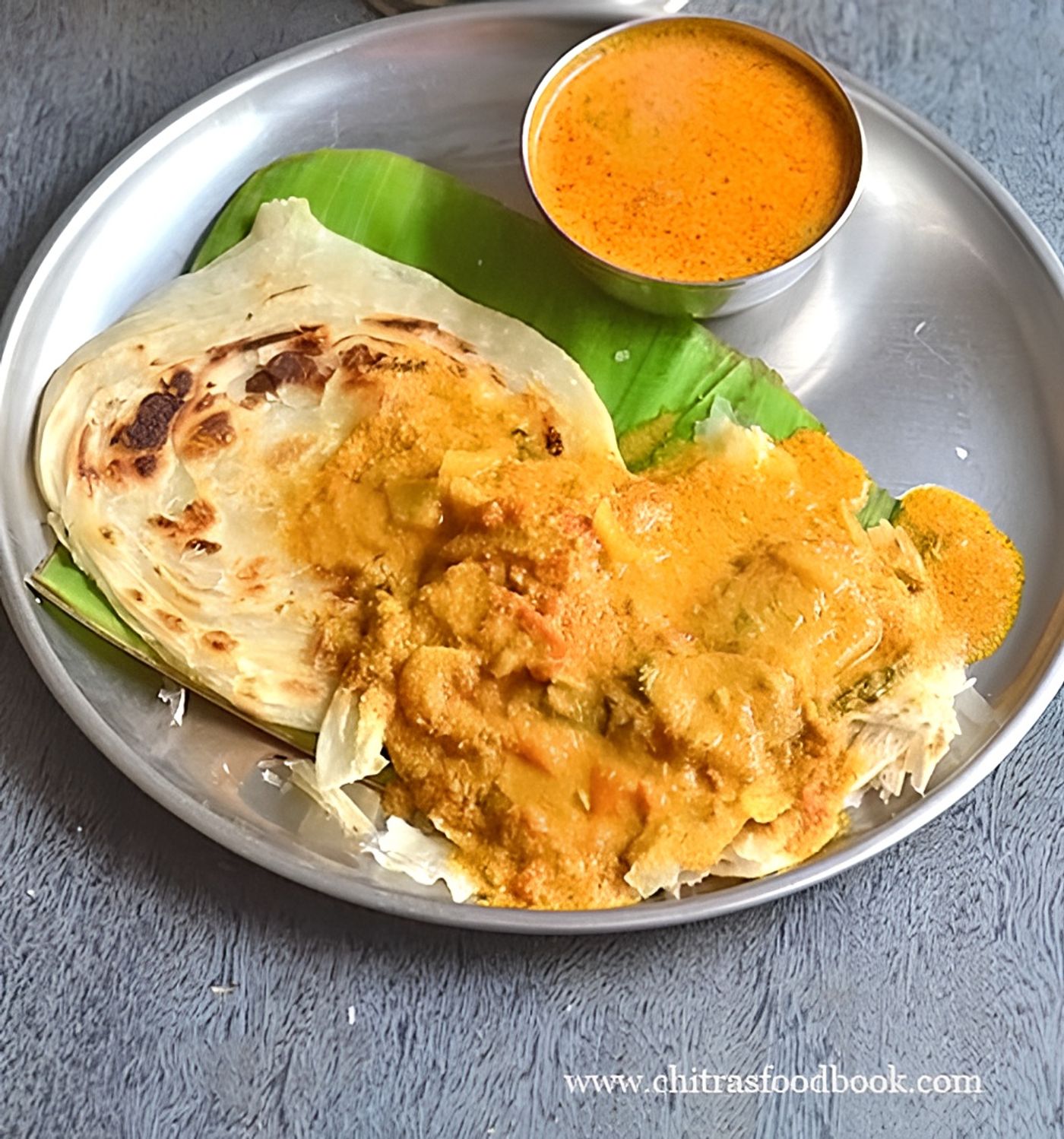 Parotta with Salna.