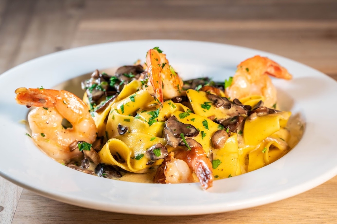 Pappardelle ai Funghi e Tartufo.