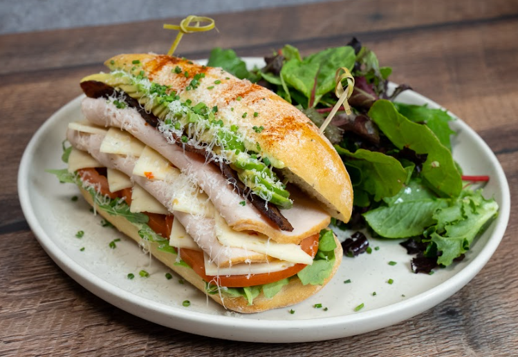 Turkey BLT Sandwich.