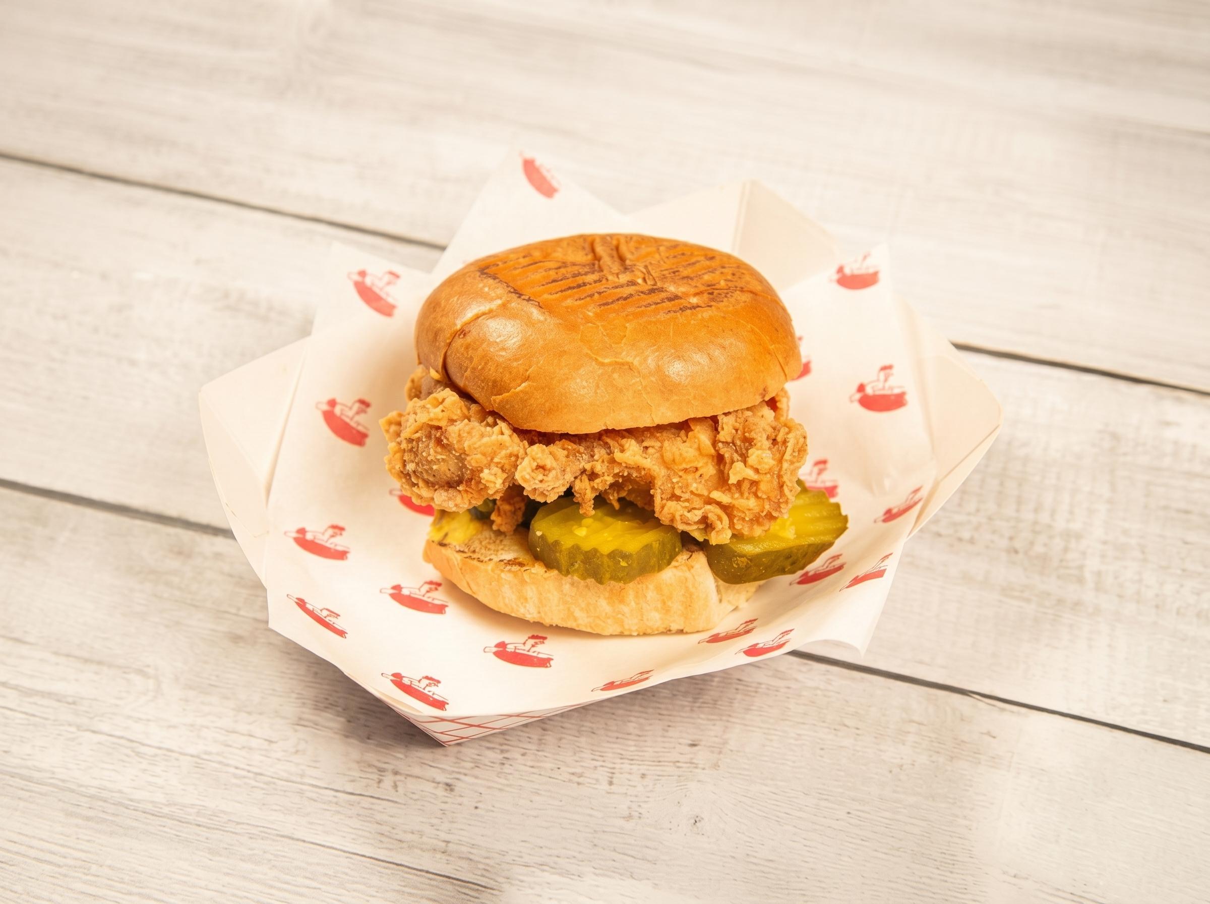 Crispy Thigh Sandwich.