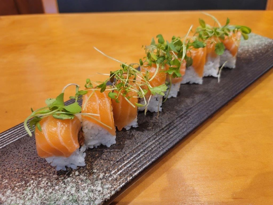 FR13-SALMON FUSION ROLL.