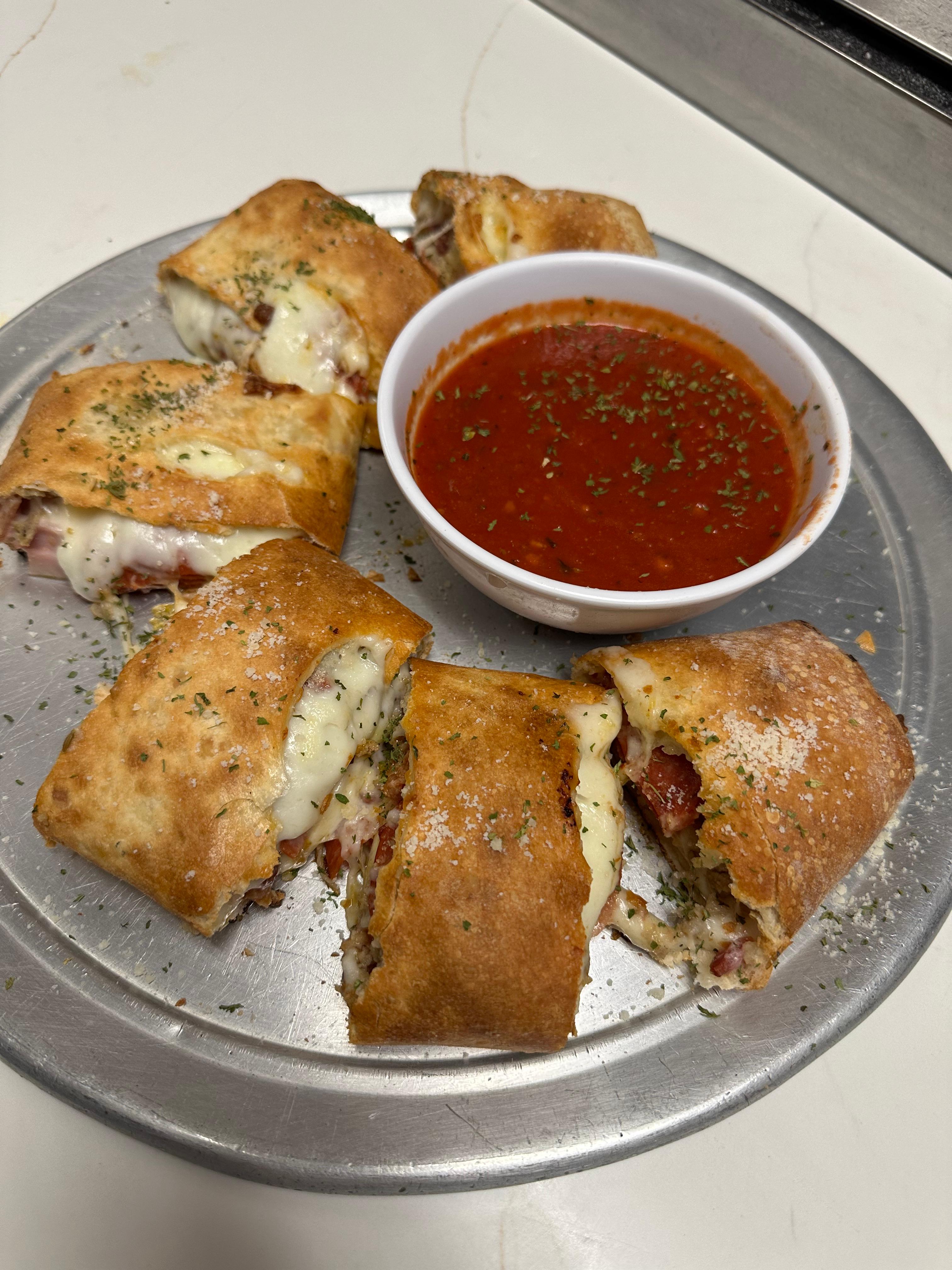SM Buffalo Chicken Stromboli.