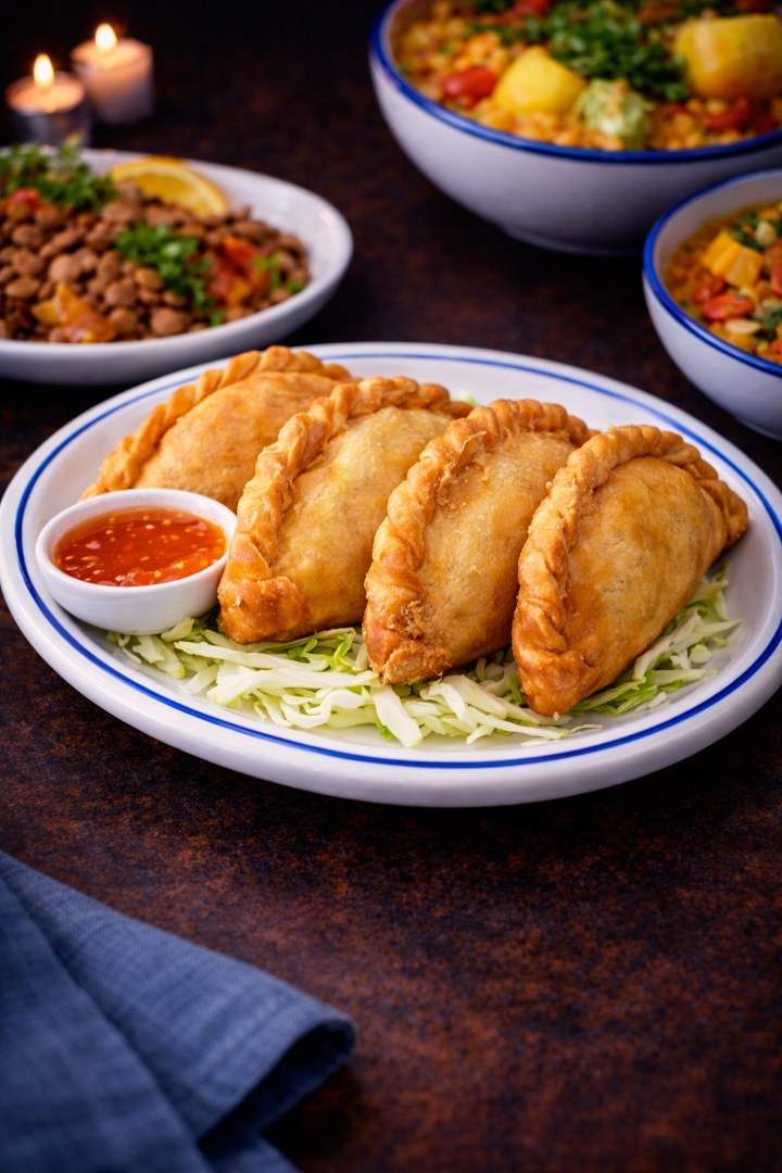 Curry Puffs.