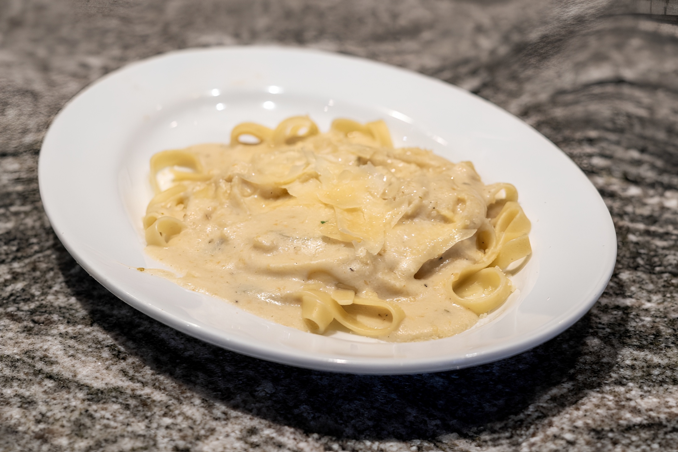 Kids Fettuccine Alfredo.