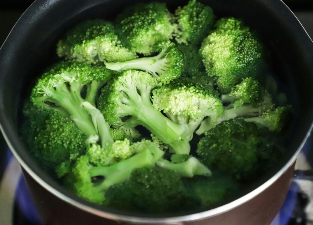 Steamed Broccoli.