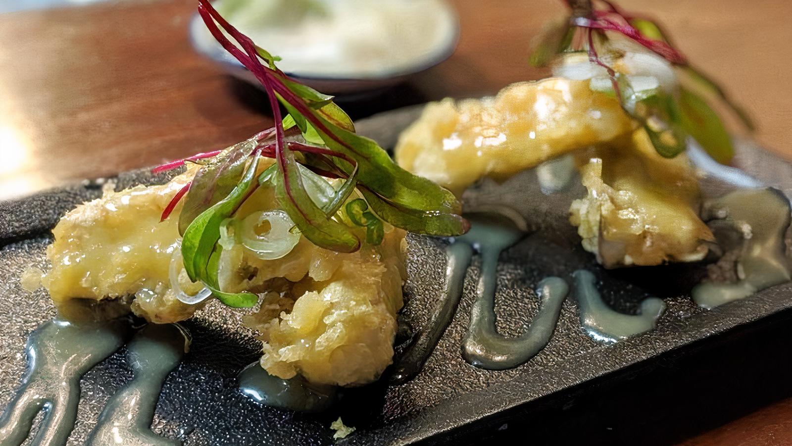 Miso Eggplant Tempura.