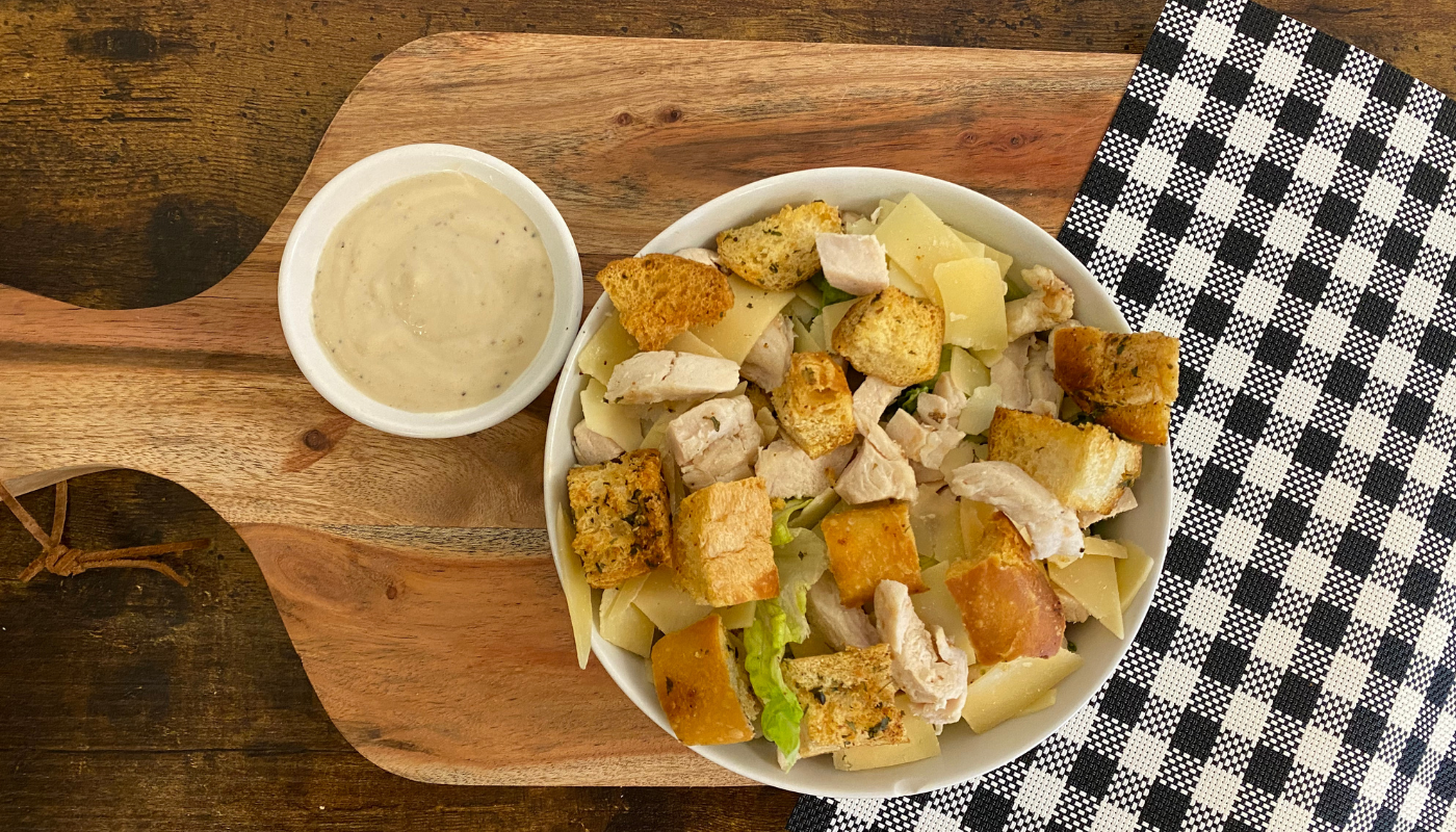 Chicken Caesar Salad.