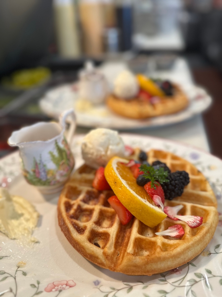 Waffle a’la Mode.